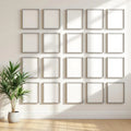 Frame Lifestyle Frame Mockup — Plain Square Frame Portrait 2:3 — Perspective View — #01618 | MockupBulk