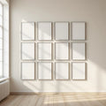 Frame High-Res Frame Mockup — Plain Square Frame Square 1:1 — Perspective View — #01621 | MockupBulk