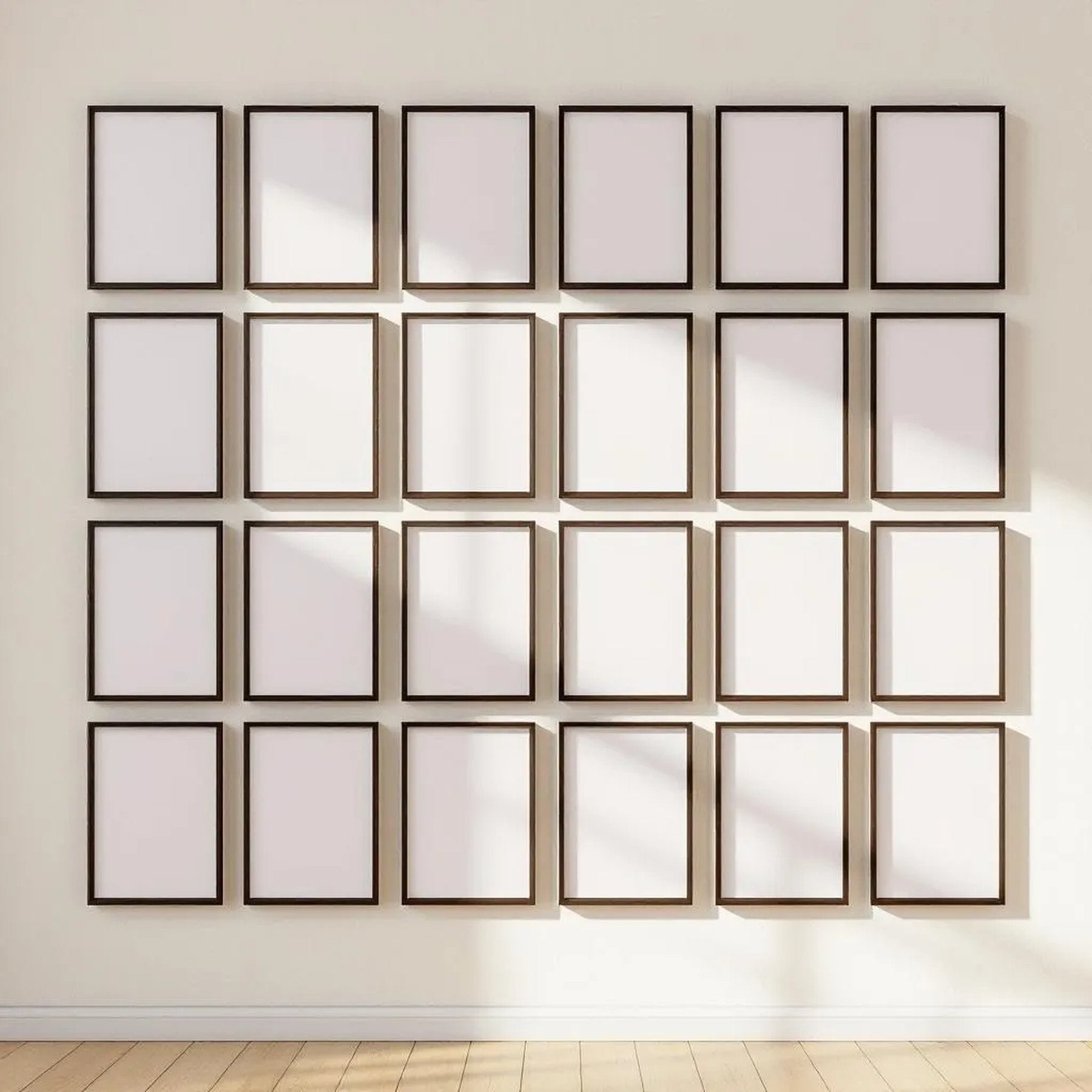 Frame Professional Frame Mockup — Plain Square Frame Square 1:1 — Perspective View — #01663 | MockupBulk