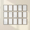 Frame Professional Frame Mockup — Plain Square Frame Portrait 2:3 — Perspective View — #01681 | MockupBulk
