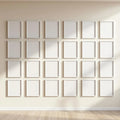 Frame Interior Frame Mockup — Plain Square Frame Square 1:1 — Perspective View — #01702 | MockupBulk