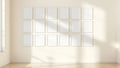 Frame Lifestyle Frame Mockup — White Frame Square 1:1 — Perspective View — #01709 | MockupBulk