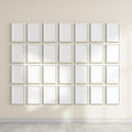 Frame Frame Display Mockup — Plain Square Frame Portrait 2:3 — Perspective View — #01717 | MockupBulk