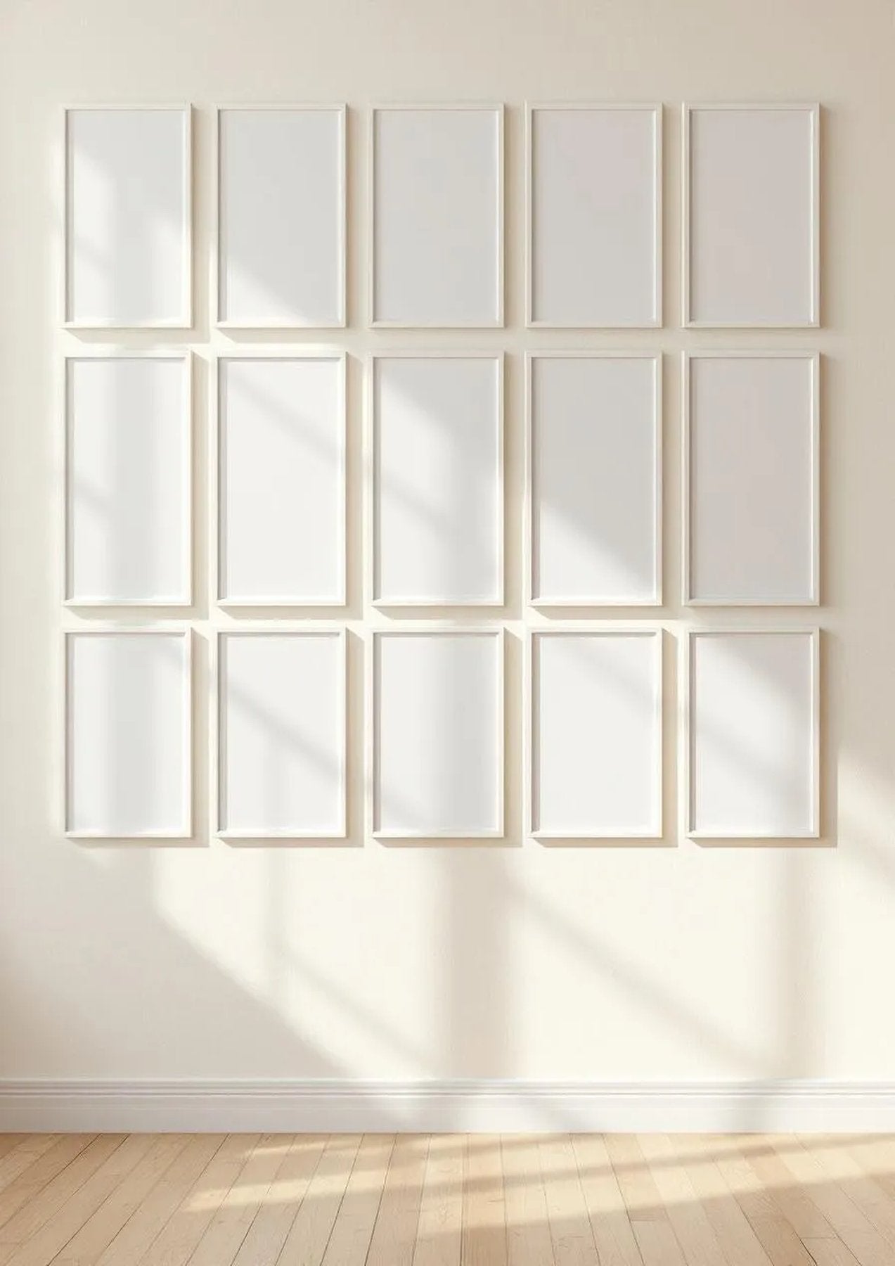 Frame Professional Frame Mockup — White Frame Portrait 2:3 — Perspective View — #01719 | MockupBulk