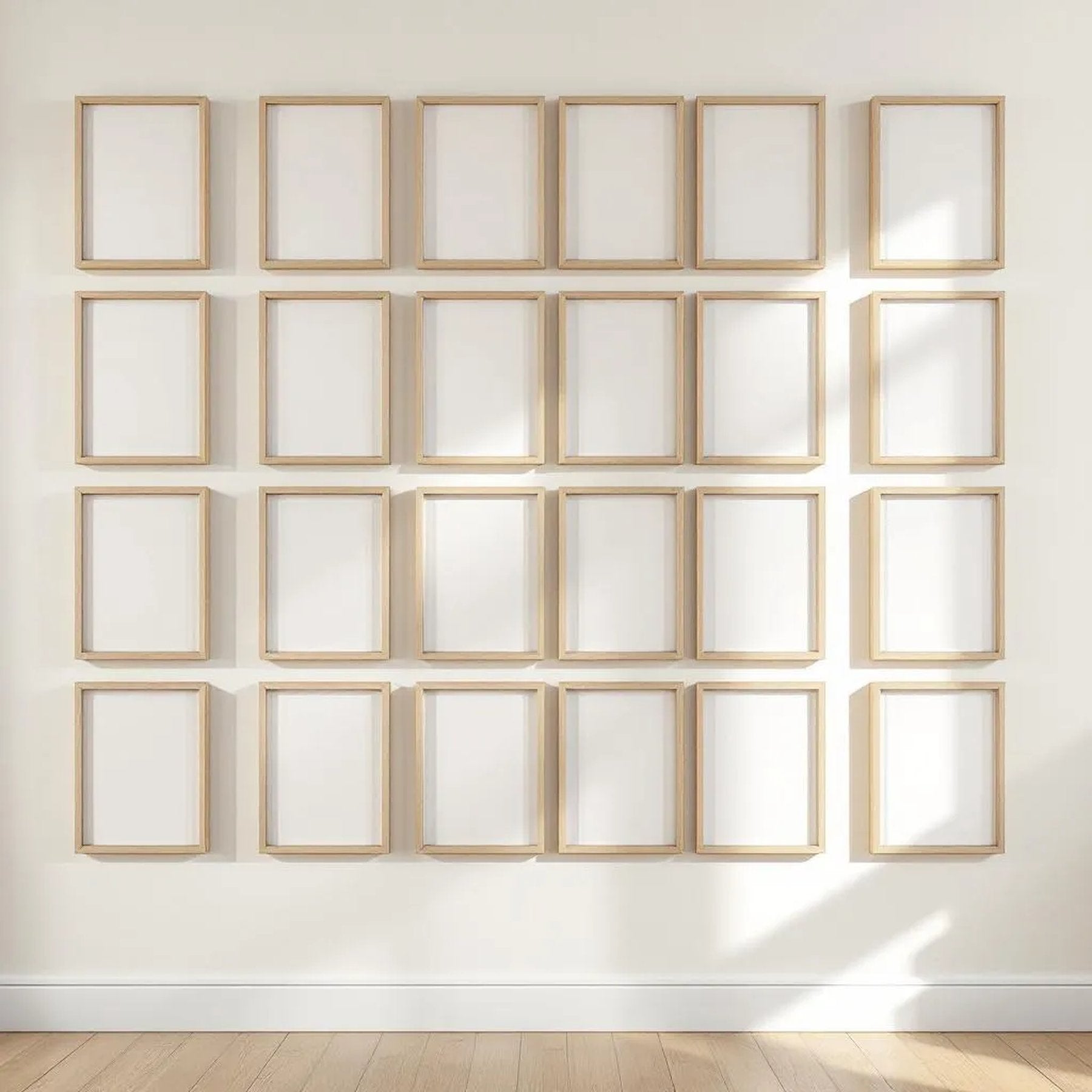 Frame Professional Frame Mockup — Plain Square Frame Portrait 4:5 — Perspective View — #01723 | MockupBulk