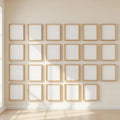 Frame Premium Interior Mockup — Plain Square Frame Portrait 2:3 — Perspective View — #01726 | MockupBulk