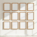 Frame Room Scene Mockup — Plain Square Frame Square 1:1 — Perspective View — #01735 | MockupBulk