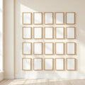 Frame Frame Display Mockup — Plain Square Frame Square 1:1 — Perspective View — #01738 | MockupBulk
