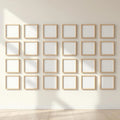 Frame Room Scene Mockup — Plain Square Frame Portrait 2:3 — Perspective View — #01741 | MockupBulk