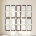 Frame Interior Frame Mockup — Plain Square Frame A-Series (A4 / A3) — Perspective View — #01747 | MockupBulk