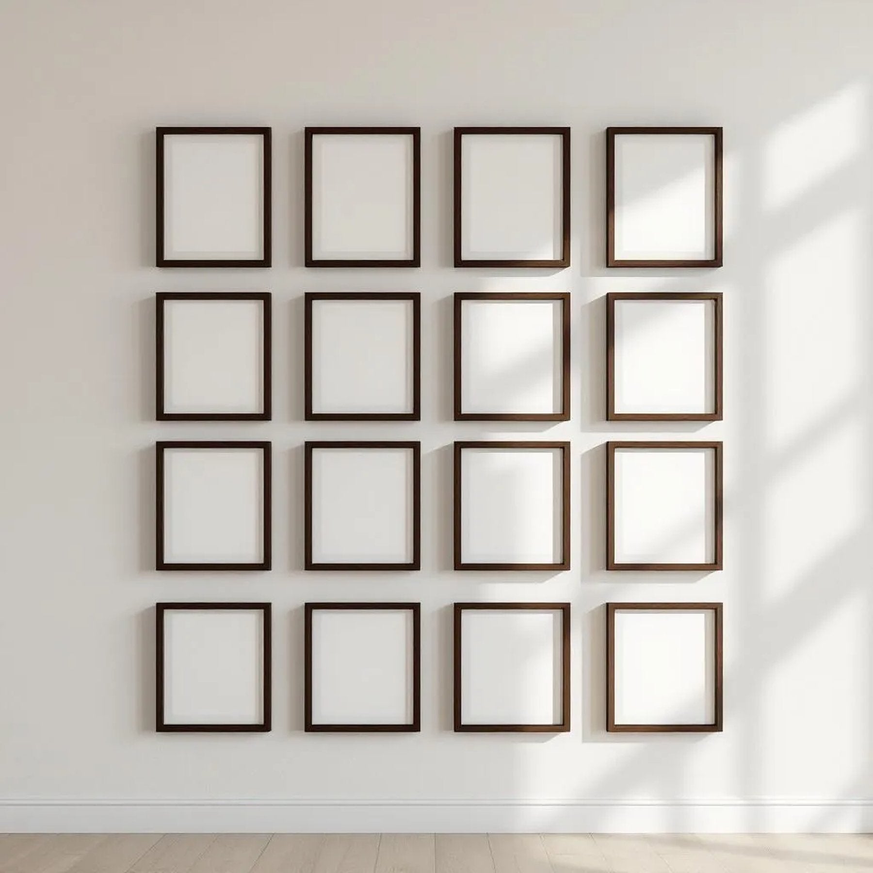 Frame Styled Room Mockup — Plain Square Frame Portrait 2:3 — Perspective View — #01750 | MockupBulk