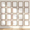 Frame Professional Frame Mockup — Plain Square Frame Portrait 2:3 — Perspective View — #01753 | MockupBulk