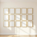 Frame Room Scene Mockup — Plain Square Frame Square 1:1 — Perspective View — #01768 | MockupBulk