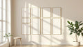 Frame High-Res Frame Mockup — Gold Frame Portrait 2:3 — Perspective View — #01778 | MockupBulk