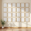 Frame Styled Room Mockup — Plain Square Frame Portrait 2:3 — Perspective View — #01780 | MockupBulk