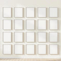 Frame Wall Art Mockup — Plain Square Frame Square 1:1 — Perspective View — #01789 | MockupBulk