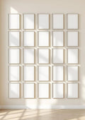 Frame Professional Frame Mockup — Silver Frame Portrait 2:3 — Perspective View — #01797 | MockupBulk