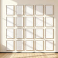 Frame Styled Room Mockup — Plain Square Frame Portrait 2:3 — Perspective View — #01801 | MockupBulk