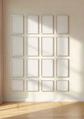 Frame Styled Room Mockup — Silver Frame Portrait 2:3 — Perspective View — #01803 | MockupBulk