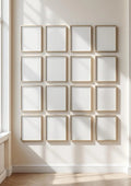 Frame Room Scene Mockup — Silver Frame Portrait 2:3 — Perspective View — #01806 | MockupBulk