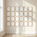 Frame Wall Art Mockup — Plain Square Frame Portrait 2:3 — Perspective View — #01807 | MockupBulk