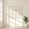 Frame Lifestyle Frame Mockup — Plain Square Frame Portrait 2:3 — Perspective View — #01813 | MockupBulk