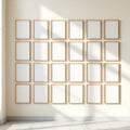 Frame Editorial Room Mockup — Plain Square Frame Square 1:1 — Perspective View — #01819 | MockupBulk