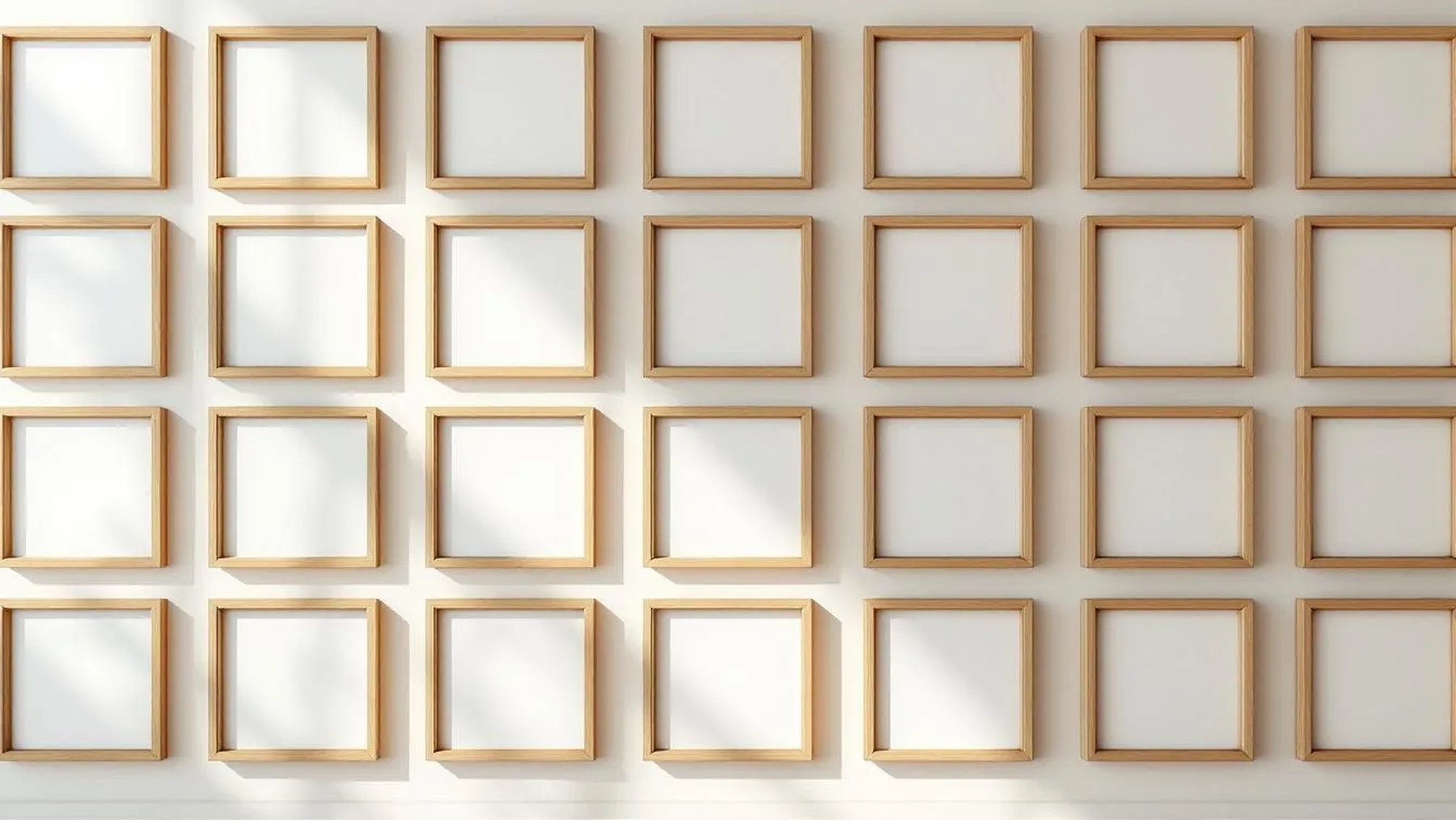 Frame Editorial Room Mockup — Raw Pine Frame Portrait 2:3 — Perspective View — #01826 | MockupBulk