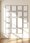 Frame Editorial Room Mockup — Espresso Frame Portrait 2:3 — Perspective View — #01839 | MockupBulk