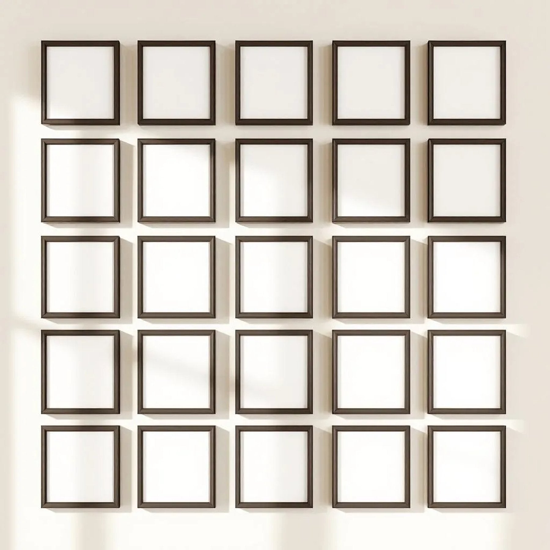 Frame Room Scene Mockup — Plain Square Frame Portrait 2:3 — Perspective View — #01846 | MockupBulk