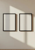 Frame Lifestyle Frame Mockup — Matte Black Frame Portrait 2:3 — Perspective View — #00003 | MockupBulk