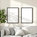 Frame Lifestyle Frame Mockup — Plain Square Frame Portrait 4:5 — Perspective View — #00004 | MockupBulk