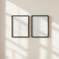 Frame High-Res Frame Mockup — Plain Square Frame Portrait 2:3 — Perspective View — #00007 | MockupBulk