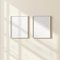 Frame Interior Frame Mockup — Plain Square Frame Square 1:1 — Perspective View — #00025 | MockupBulk