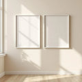 Frame Frame Display Mockup — Plain Square Frame Portrait 2:3 — Perspective View — #00025 | MockupBulk