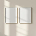 Frame Frame Display Mockup — Plain Square Frame Portrait 2:3 — Perspective View — #00031 | MockupBulk