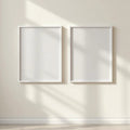 Frame Wall Art Mockup — Plain Square Frame Portrait 2:3 — Perspective View — #00037 | MockupBulk