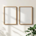 Frame Frame Display Mockup — Plain Square Frame A-Series (A4 / A3) — Perspective View — #00046 | MockupBulk