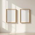 Frame Styled Room Mockup — Plain Square Frame Portrait 2:3 — Perspective View — #00049 | MockupBulk