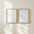 Frame Lifestyle Frame Mockup — Plain Square Frame Portrait 2:3 — Perspective View — #00055 | MockupBulk