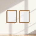 Frame Room Scene Mockup — Plain Square Frame Square 1:1 — Perspective View — #00058 | MockupBulk
