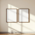 Frame Styled Room Mockup — Plain Square Frame Portrait 2:3 — Perspective View — #00070 | MockupBulk