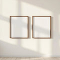 Frame High-Res Frame Mockup — Plain Square Frame Portrait 2:3 — Perspective View — #00076 | MockupBulk