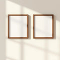 Frame Lifestyle Frame Mockup — Plain Square Frame Square 1:1 — Perspective View — #00082 | MockupBulk
