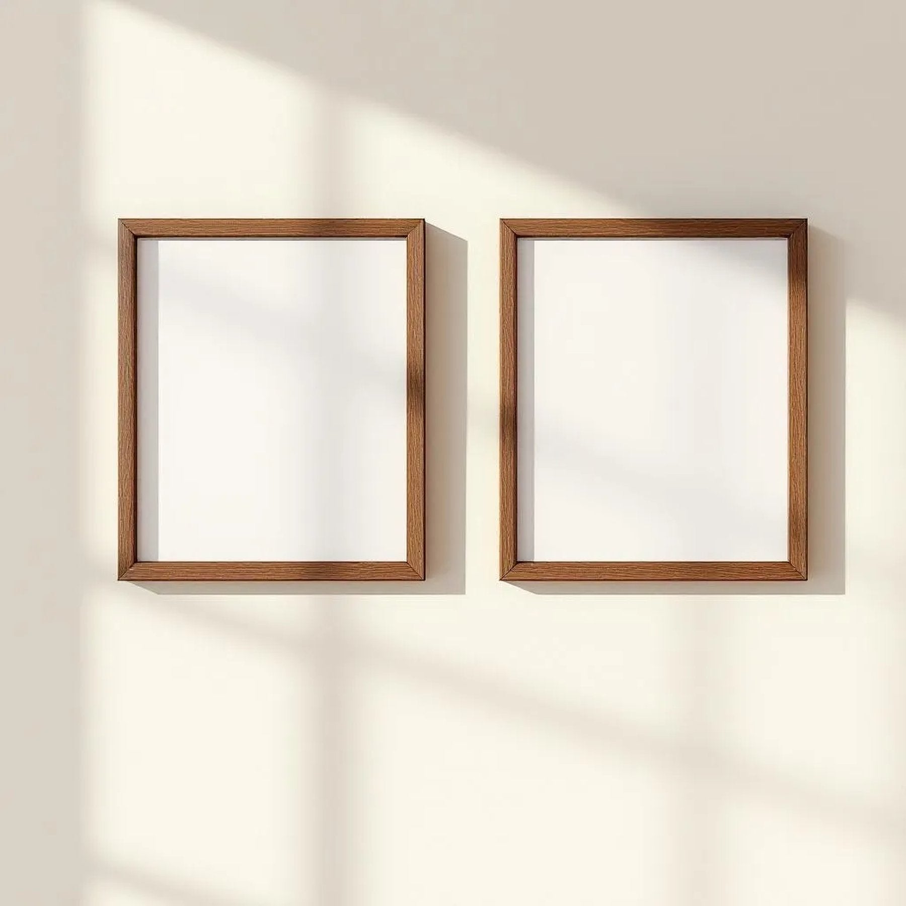 Frame Lifestyle Frame Mockup — Plain Square Frame Square 1:1 — Perspective View — #00082 | MockupBulk