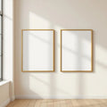 Frame Room Scene Mockup — Plain Square Frame Portrait 2:3 — Perspective View — #00085 | MockupBulk