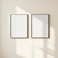 Frame Interior Frame Mockup — Plain Square Frame Portrait 2:3 — Perspective View — #00109 | MockupBulk