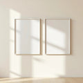 Frame Styled Room Mockup — Plain Square Frame Portrait 2:3 — Perspective View — #00112 | MockupBulk