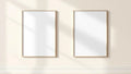 Frame Interior Frame Mockup — Silver Frame Square 1:1 — Perspective View — #00119 | MockupBulk