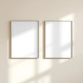 Frame Wall Art Mockup — Plain Square Frame Square 1:1 — Perspective View — #00121 | MockupBulk
